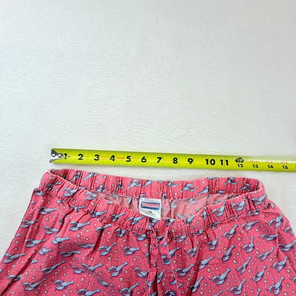 Vineyard Vines Womens Pink Lobster Print Cotton Pajama Lounge Pants Size XS - Picture 7 of 7